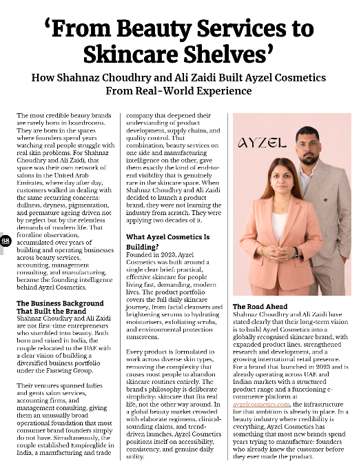 From Beauty Services to Skincare Shelves